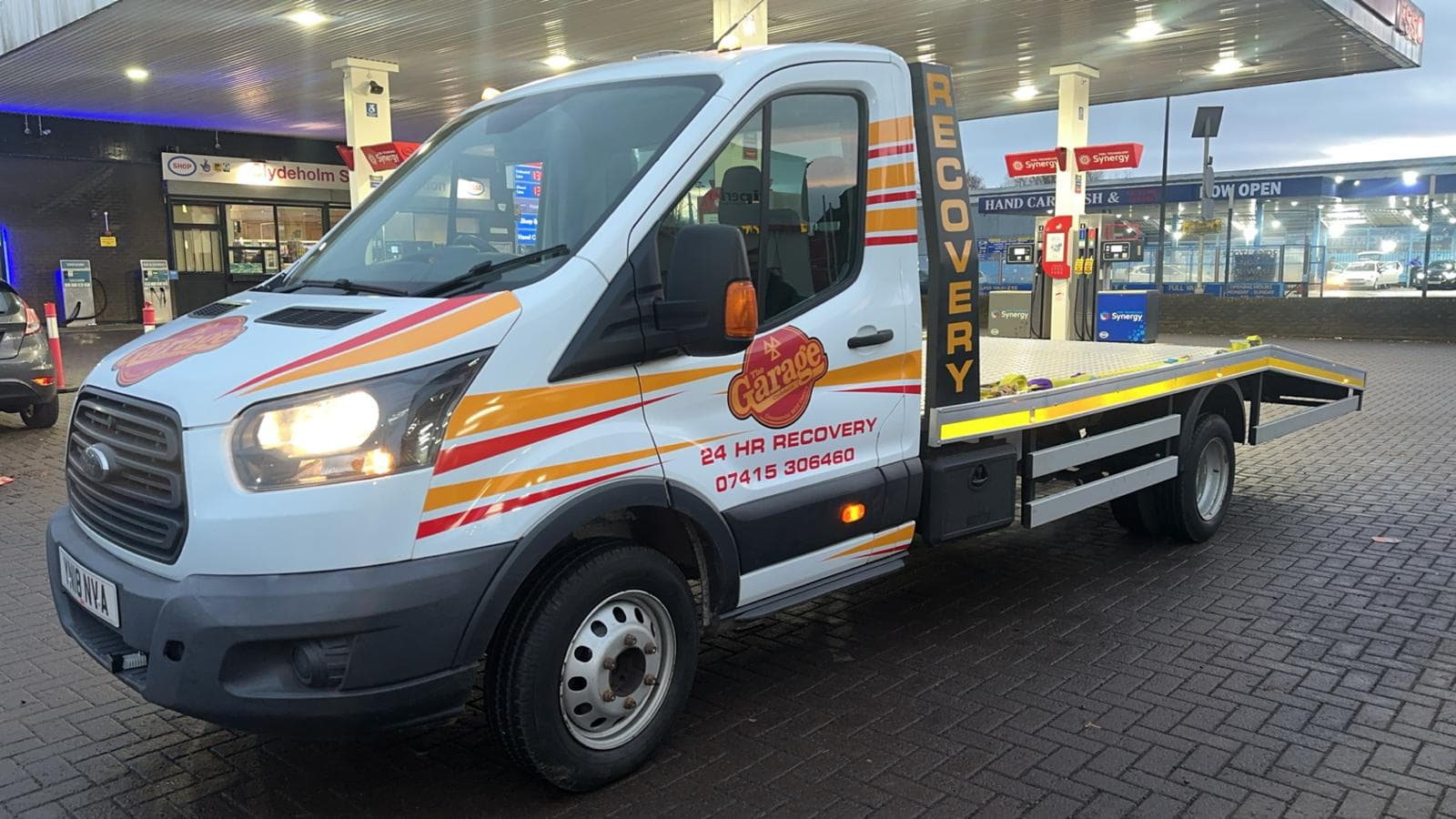 The Garage Clydebank recovery truck